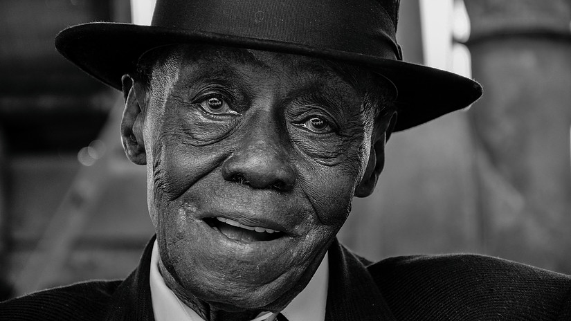 Pinetop Perkins photo by Kim Welsh