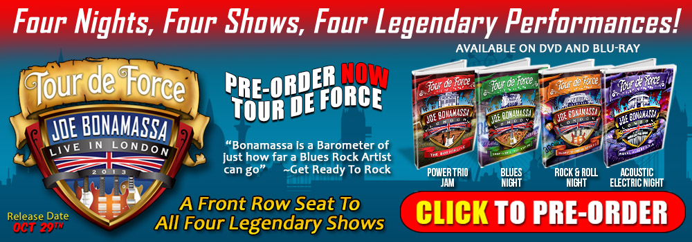 Wardianzaak paradijs Grit Joe Bonamassa's Tour de Force--Live in London - Bluebird Reviews
